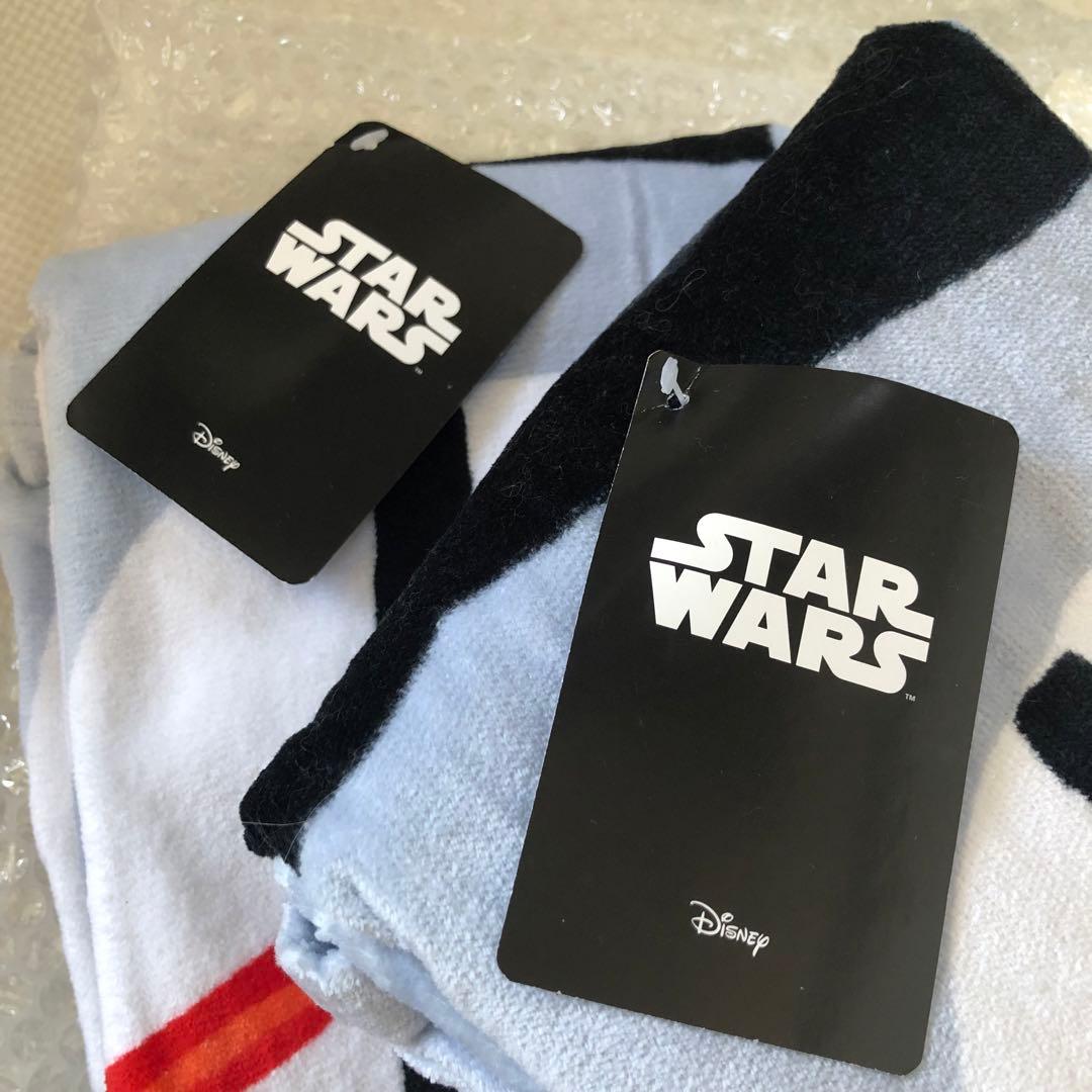 ＊新品未使用 特大バスタオル スターウォーズ ディズニー★STARWARS 2枚