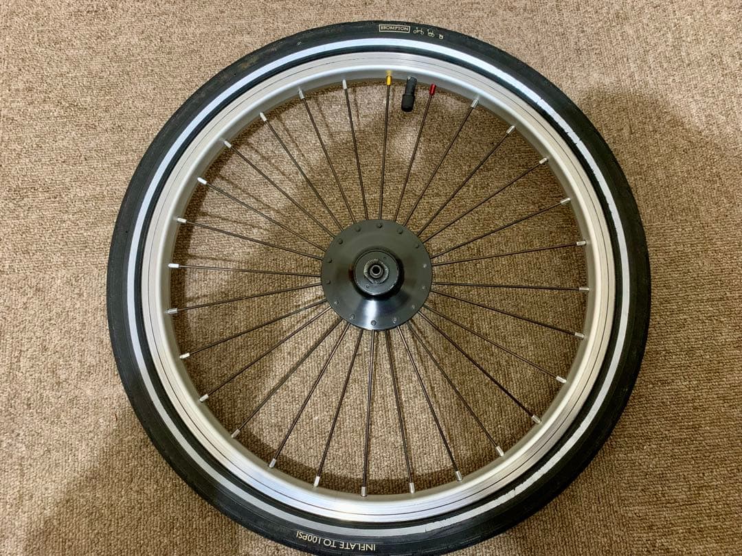 BROMPTON ハブダイナモホイール　シマノ　DH-F703 完組ホイール