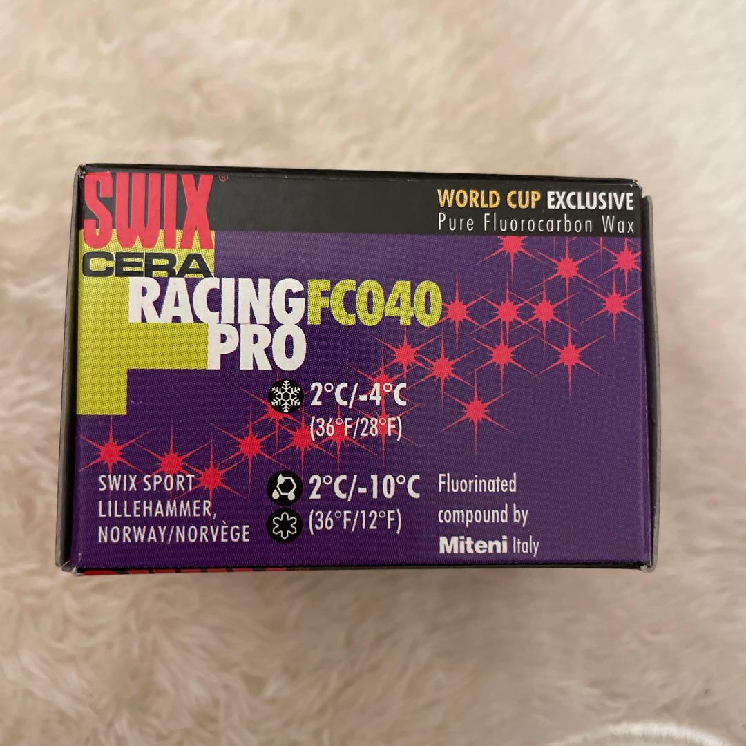SWIX CERA RACING FC040 PRO 100%フッ素ワックス