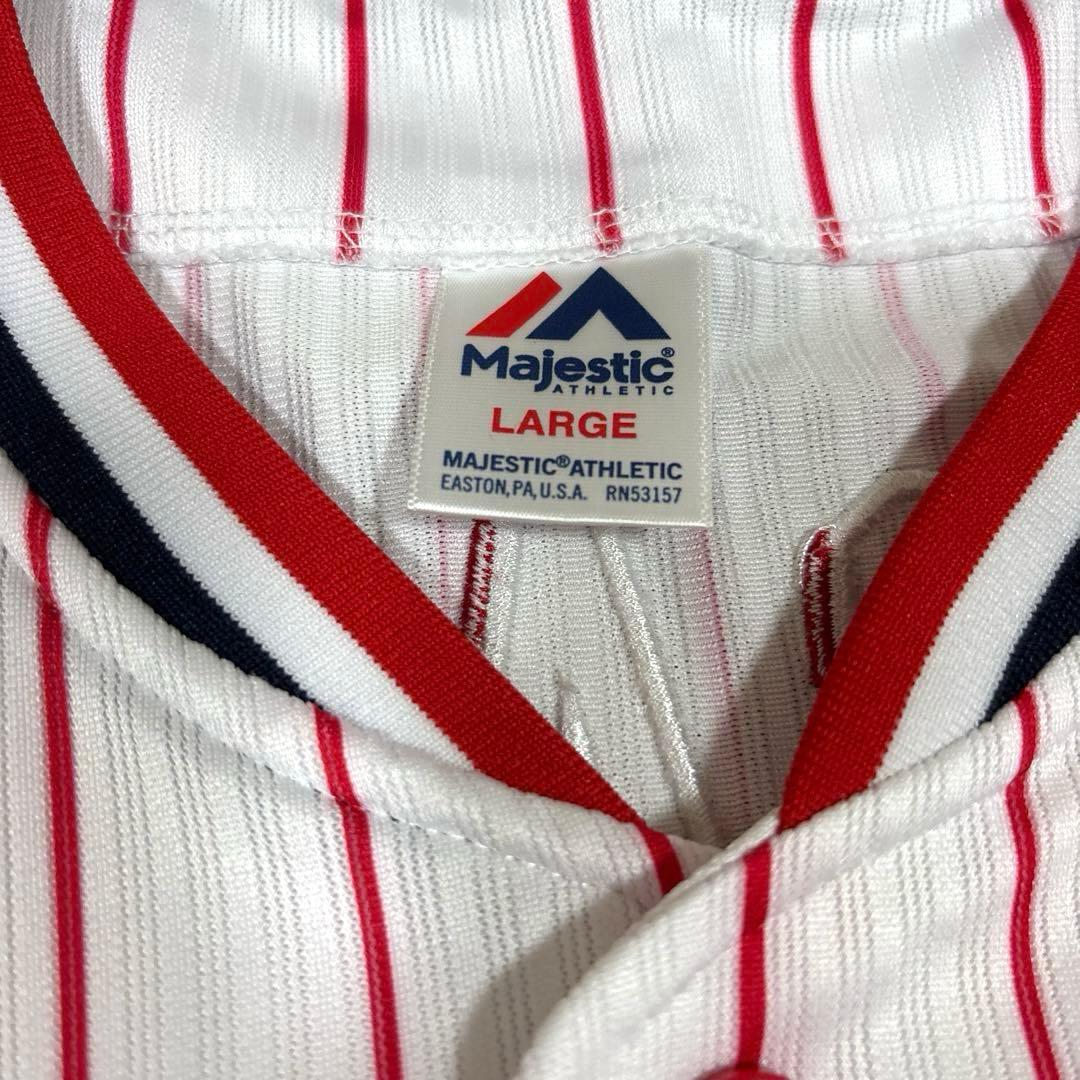 【美品】長岡秀樹　東京ヤクルトスワローズ　公式レプリカユニフォーム　Lサイズ