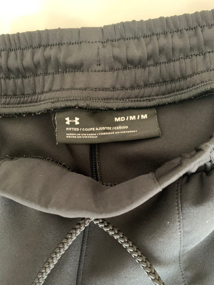 Under Armour フード付きジャケット M ホワイト/ブラック上下セット
