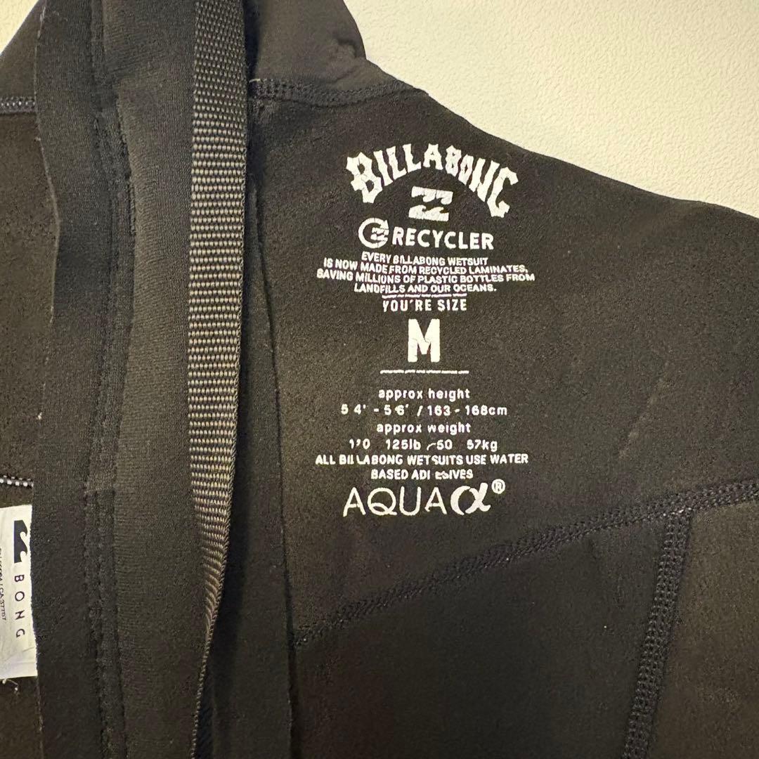 BILLABONG フルスーツ レディース　3/2mm バックジップ　Mサイズ