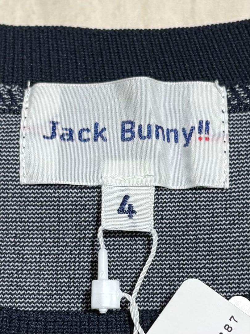 【新品タグ付き】ジャックバニー 長袖ニット セーター メンズ M ゴルフ秋冬