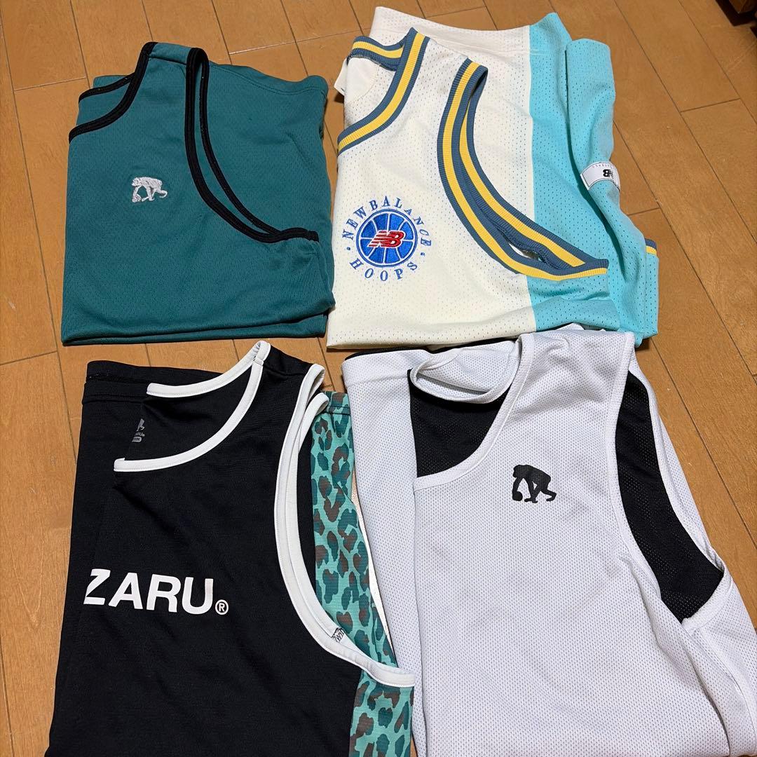 バスケットボール タンクトップ 4点セット
