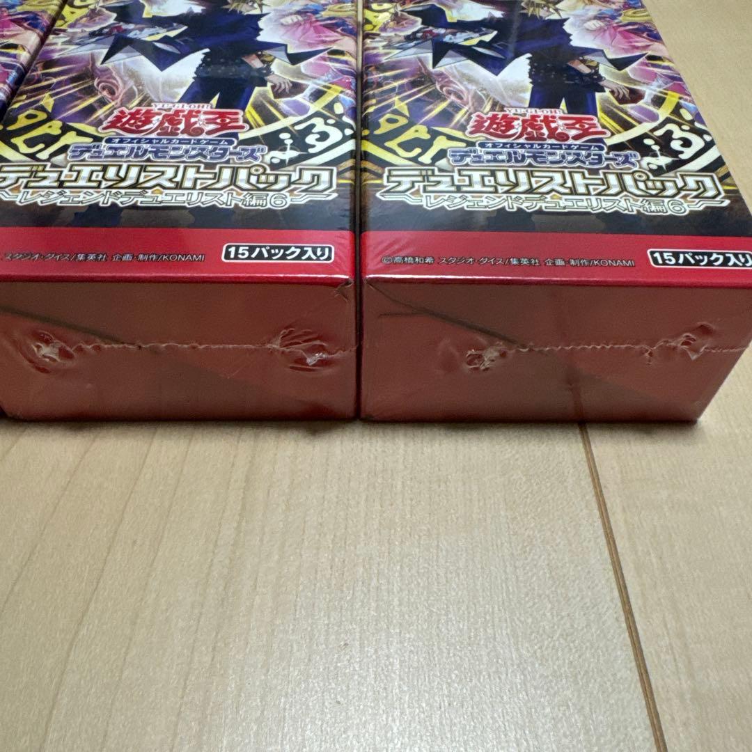 遊戯王 デュエリストパック レジェンドデュエリスト編6 3BOX新品・未開封