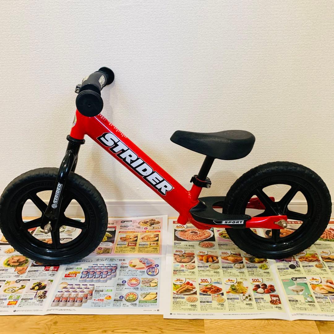 【美品】STRIDER ストライダー レッド 赤 12インチ SPORT