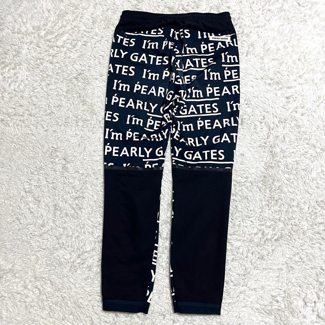 ✨極美品✨パーリーゲイツ ゴルフウェア パンツ ストレッチ 総柄 ウエストゴム