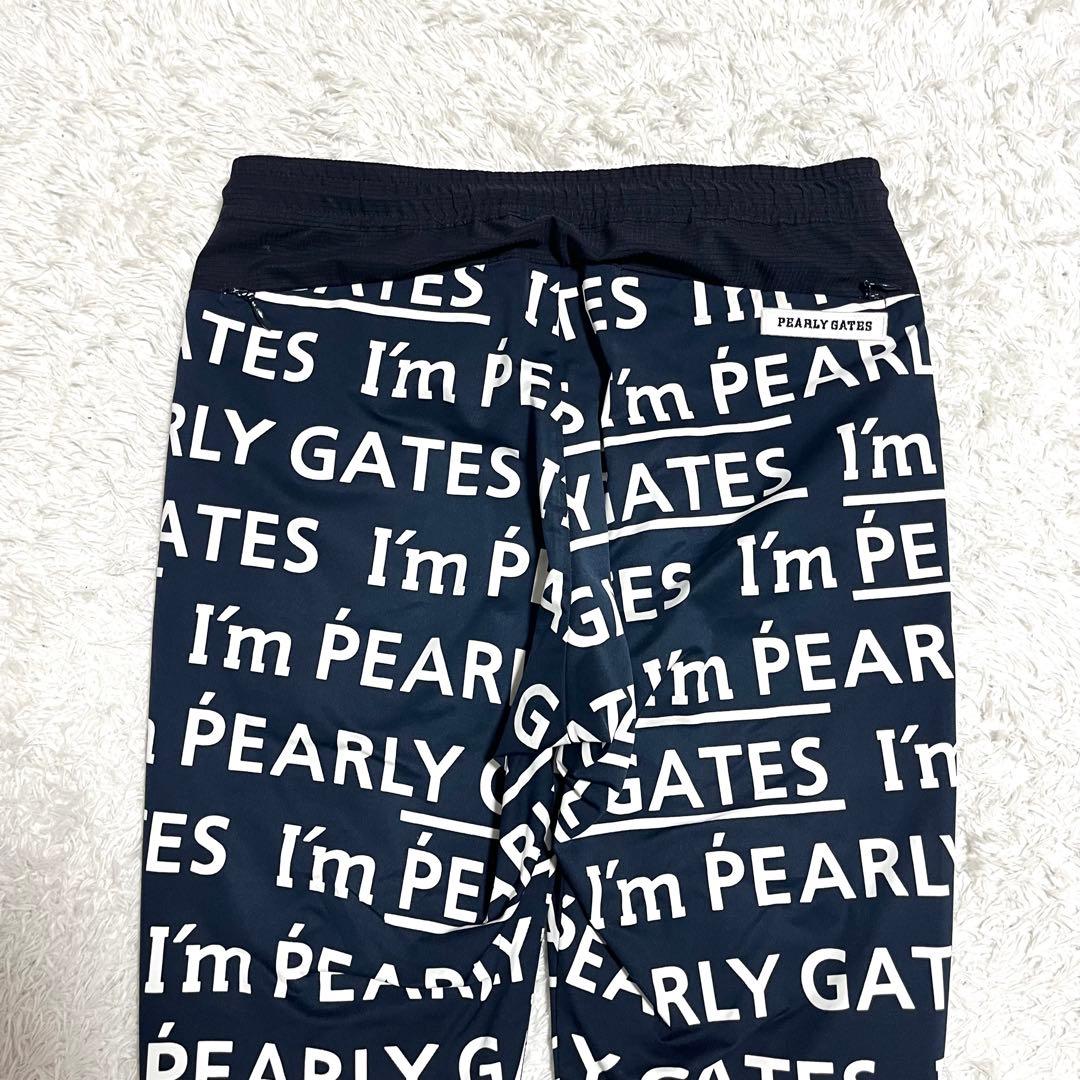 ✨極美品✨パーリーゲイツ ゴルフウェア パンツ ストレッチ 総柄 ウエストゴム
