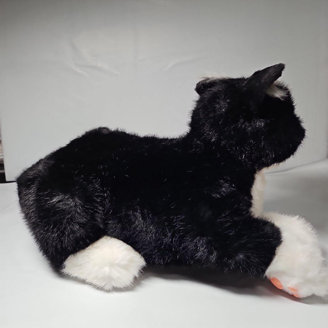 なでなでねこちゃんEX ハチワレ【撫でると鳴くぬいぐるみ】リアル　ロボット
