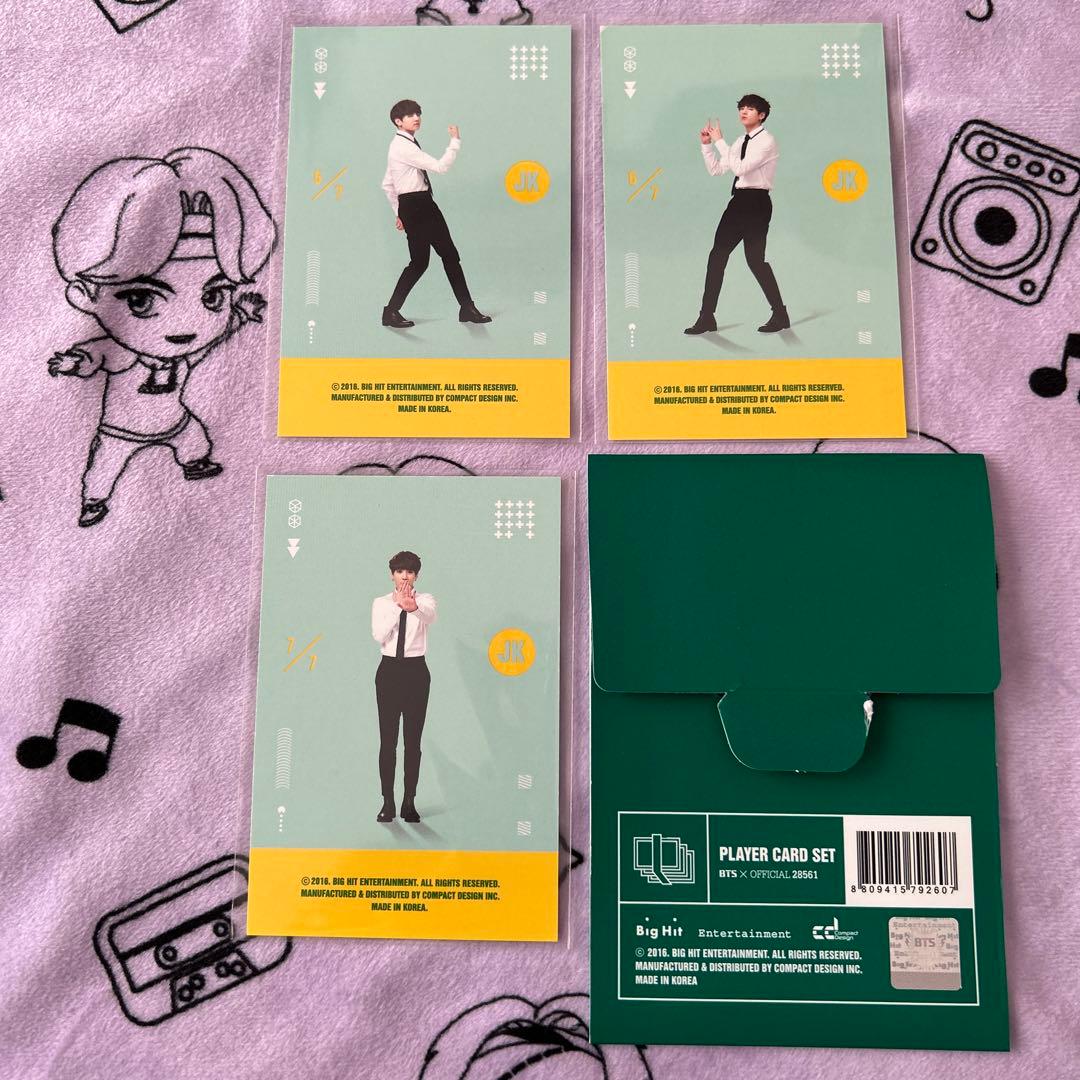 BTS 3rd muster プレイヤーカード JungKook グク