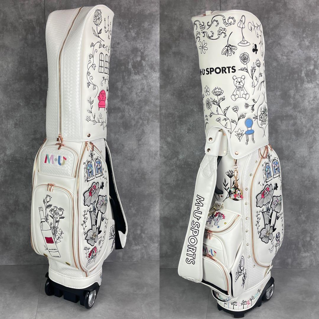 未使用品 30周年記念 MUスポーツ エムユースポーツ レディースキャディバッグ