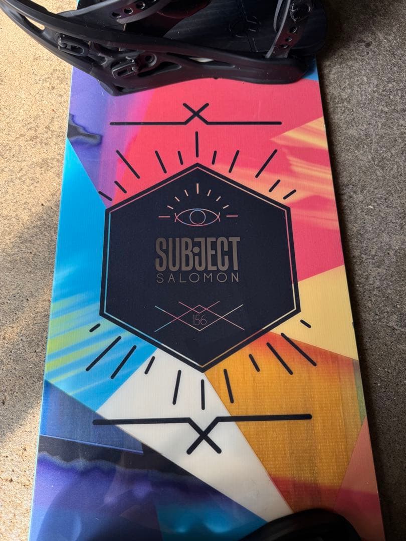 最終セール！Salomon Subject スノーボード バインディングとケース