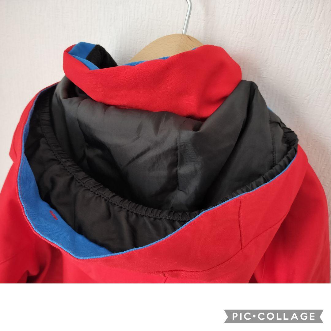 美品 PHENIX デモモデル スキーウェア上下 150 ジュニア 男の子 赤青