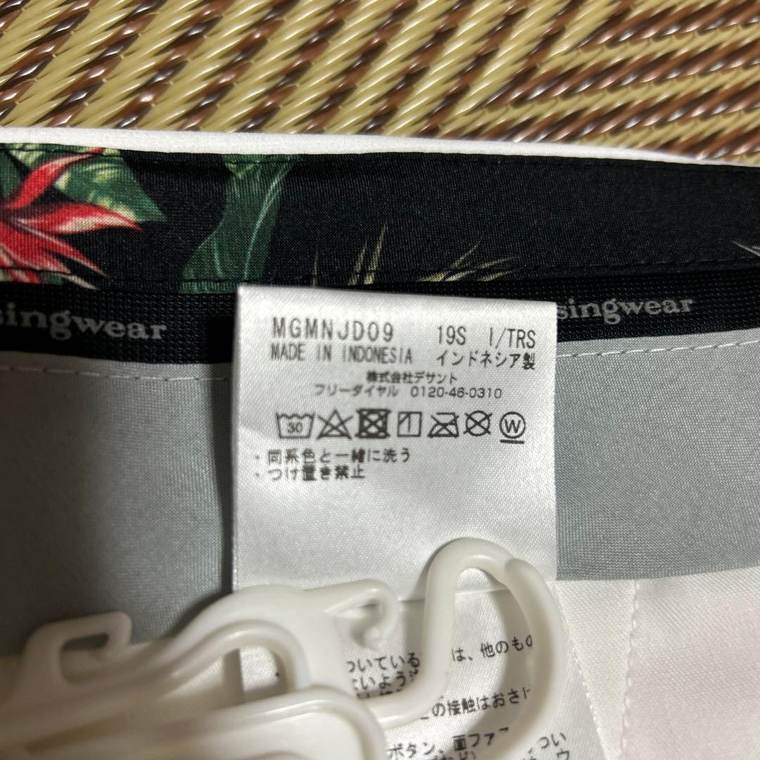 (新品)ホワイトパンツ ペンギン刺繍付き