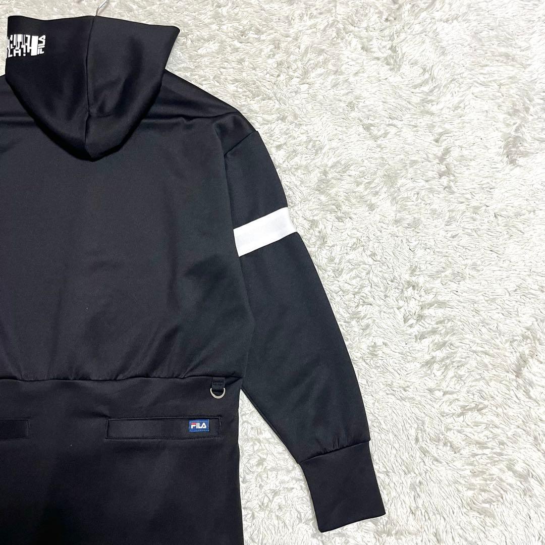 ✨未使用級✨FILA GOLF パーカーワンピース Mサイズ ブラック フード