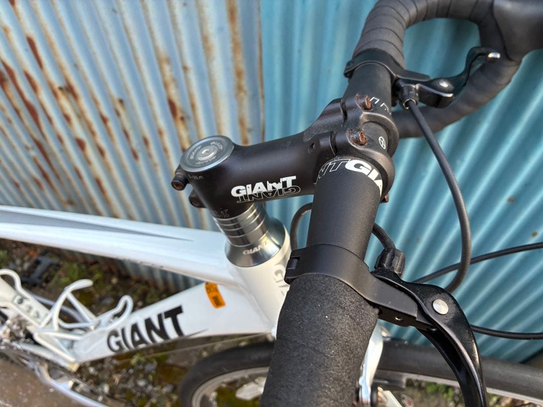【整備済】アルミロードバイク GIANT Defy3 ホワイト XS 2011年