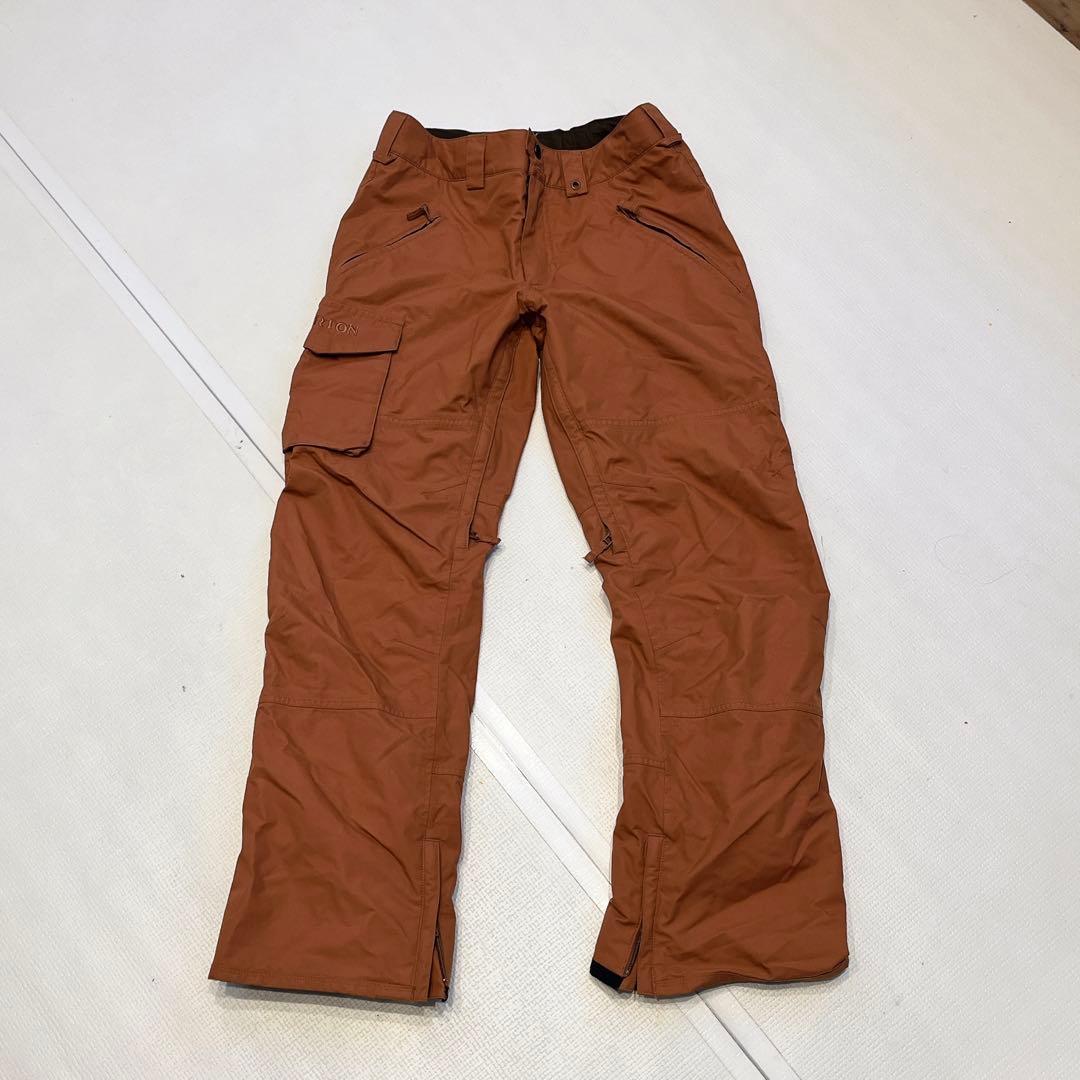 BURTON GOLDWIN スノーボードウェア スノボウェア メンズ 黒 茶色