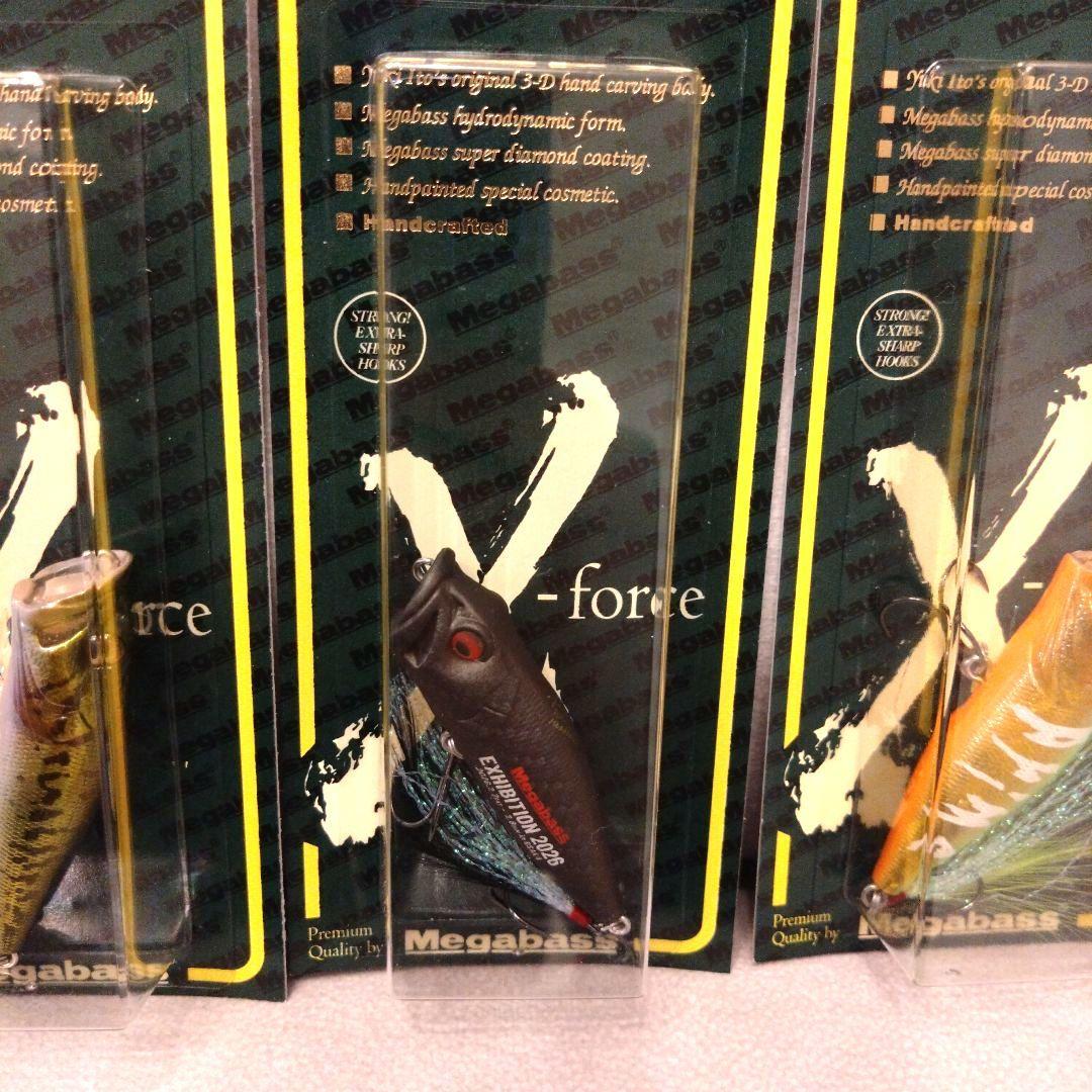 釣り　ルアー　Megabass POP X　 4個セット