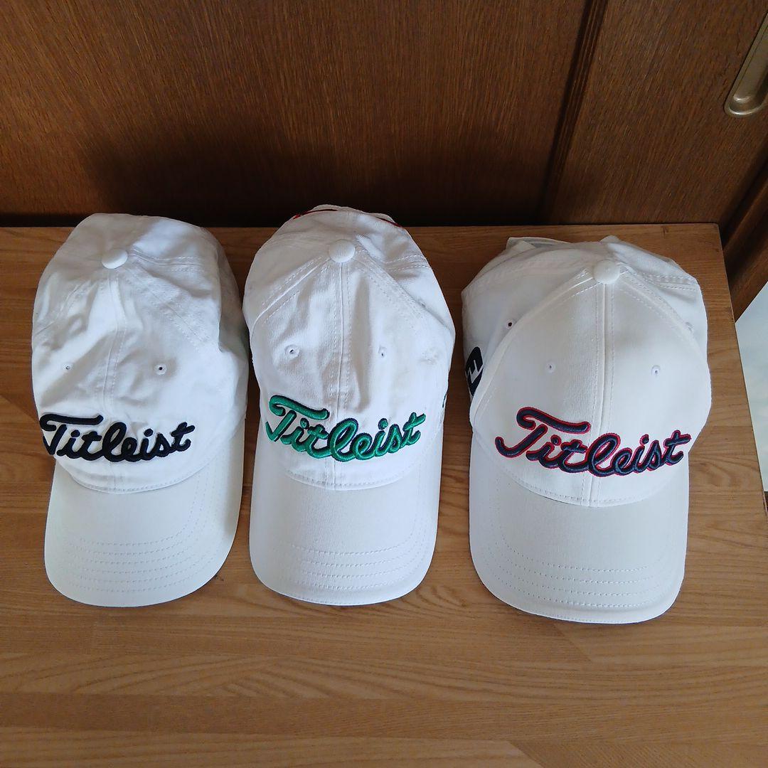 タイトリスト Titleist 刺繍キャップ ツアーステージキャップ ４個セット