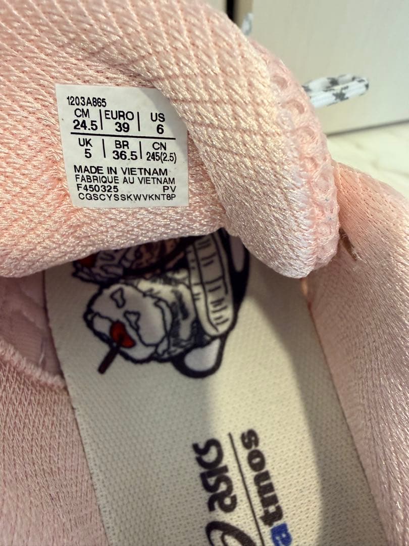 スパイク・シューズ asics GEL-NIMBUS 10atmos STRAWBERRYCREAM