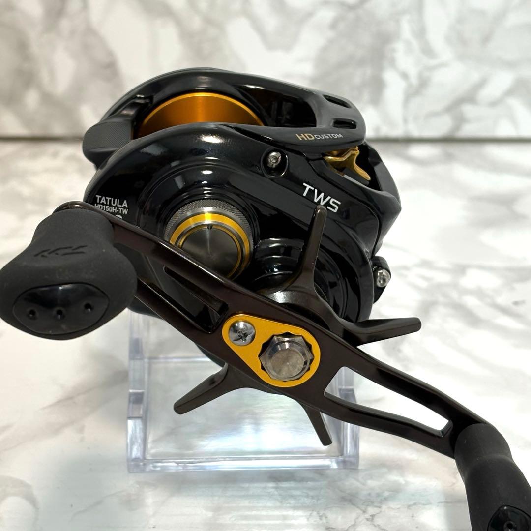 【極美品】 ダイワ タトゥーラ HDカスタム 150H-TW ベイトリール 右