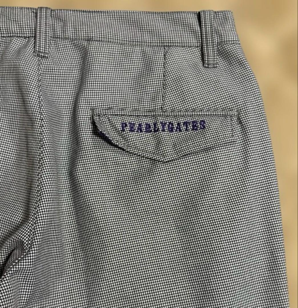 美品 PEARY GATES ゴルフパンツ 裏微起毛 暖パン 千鳥格子 サイズ4