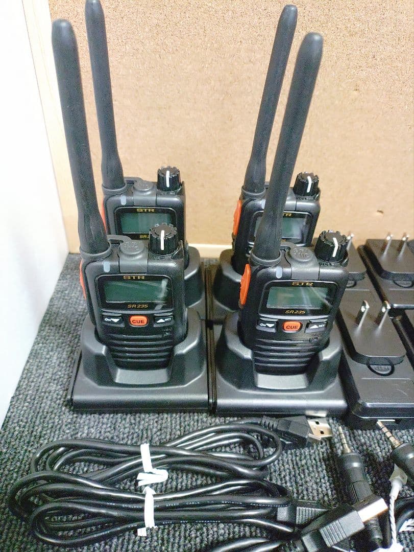 158☆ 八重洲無線 特定小電力トランシーバー SR235 4台セット