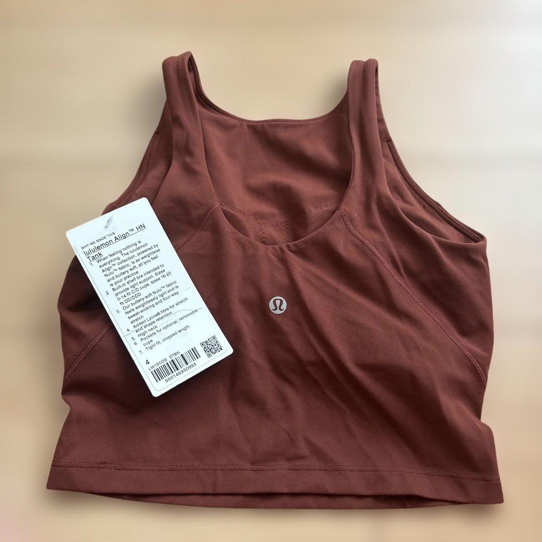 ⭐︎新品タグ付き⭐︎lululemon Align HN Tank 4 テラコッタ