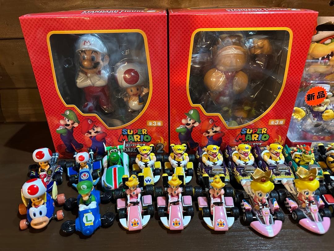 スーパーマリオ フィギュア ミニカー セット