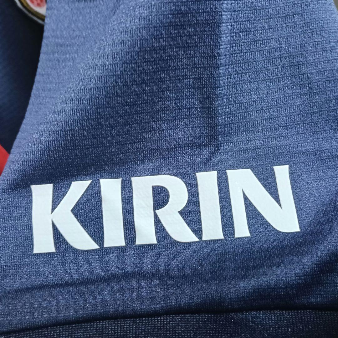 激レア・新品タグ付き　日本代表 12-13ユニフォーム 袖KIRINロゴ入り／L