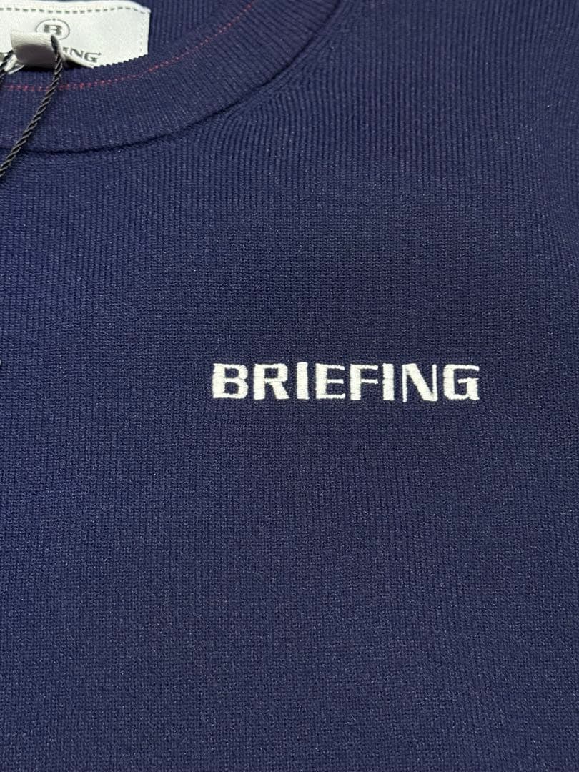 BRIEFING ネイビー セーター Mサイズ