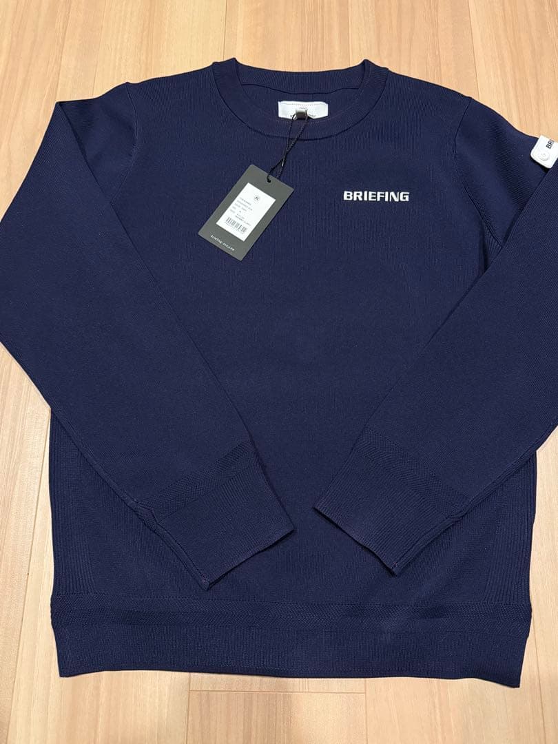 BRIEFING ネイビー セーター Mサイズ