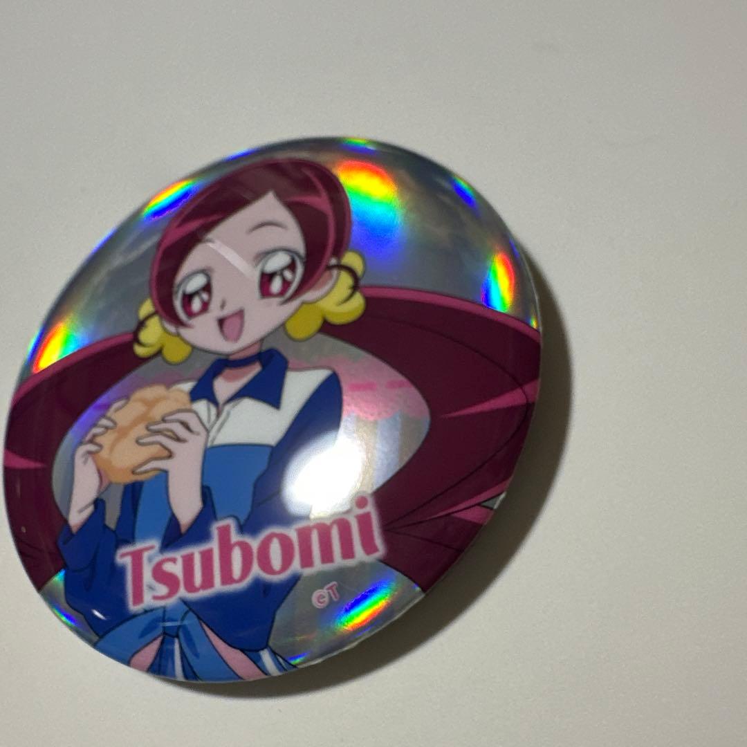 ローソン　オーロラ缶バッジ プリキュア 花咲つぼみ キュアブロッサム　缶バッジ