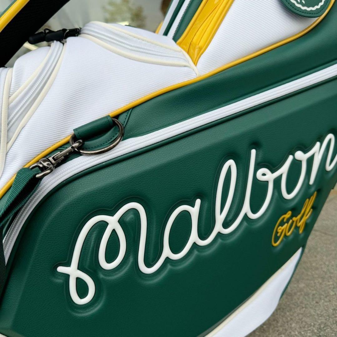 即発送★ Malbonマルボン ゴルフ キャディバッグ スタンド式 グリーン