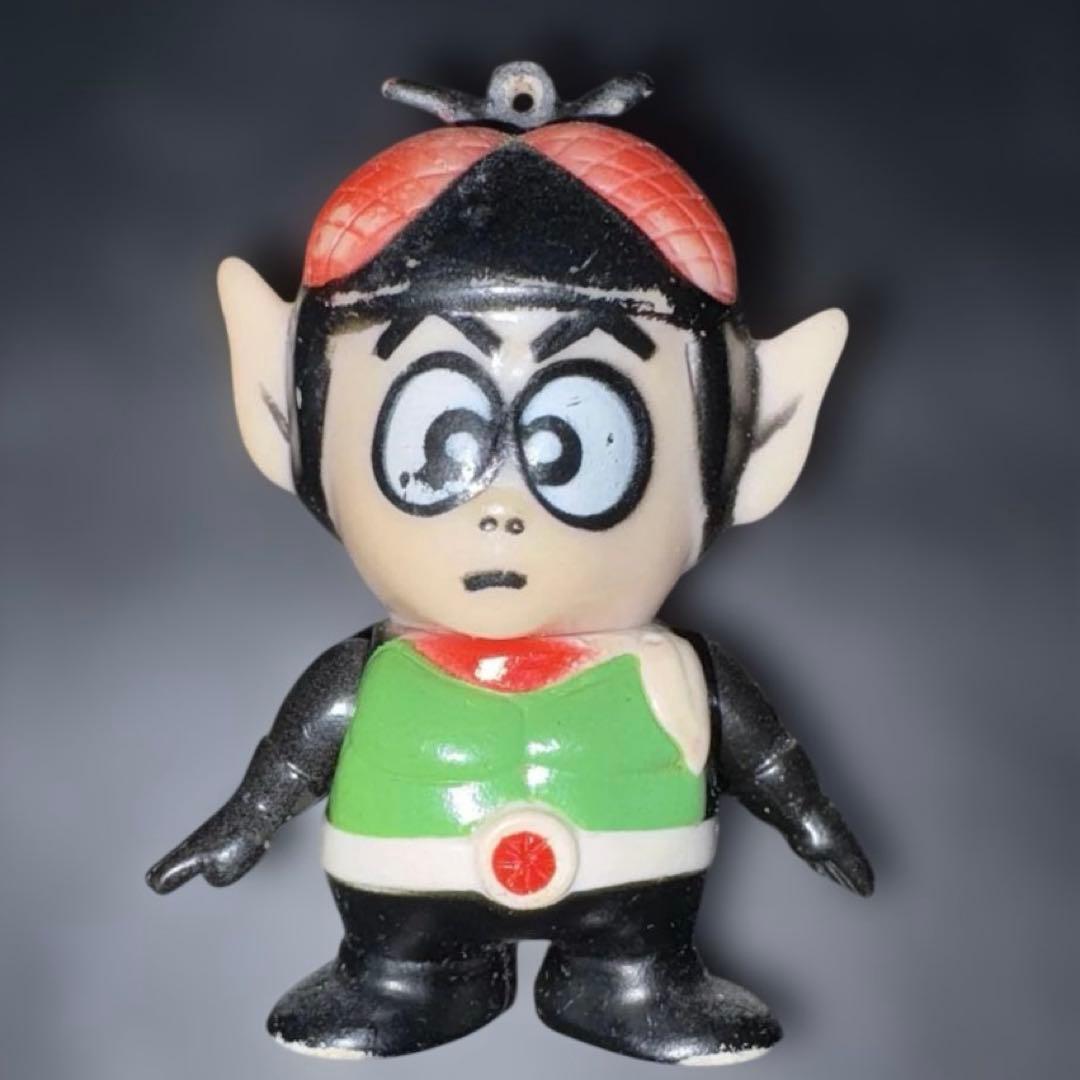 仮面ノリダー ソフビ当時物　とんねるずのみなさんのおかげです　約7cm