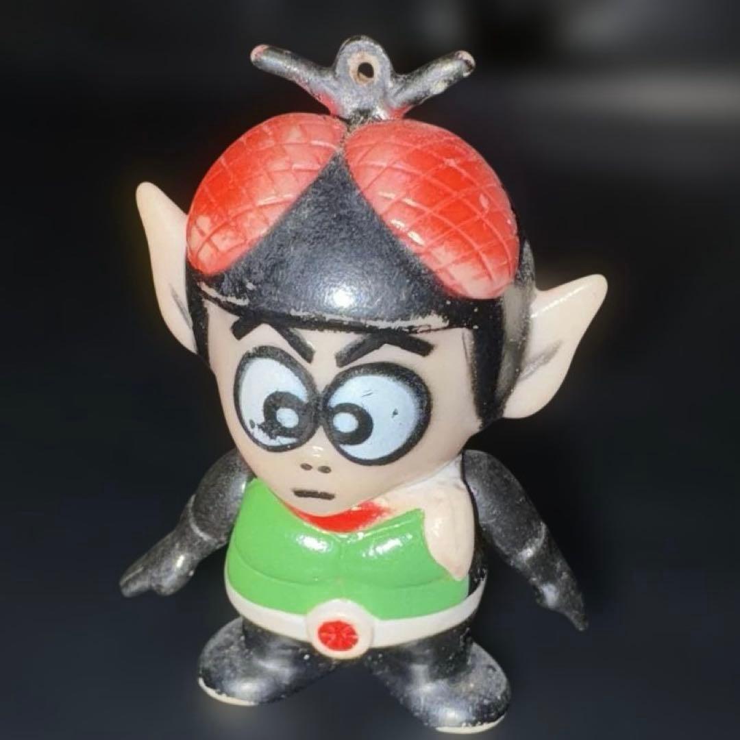 仮面ノリダー ソフビ当時物　とんねるずのみなさんのおかげです　約7cm