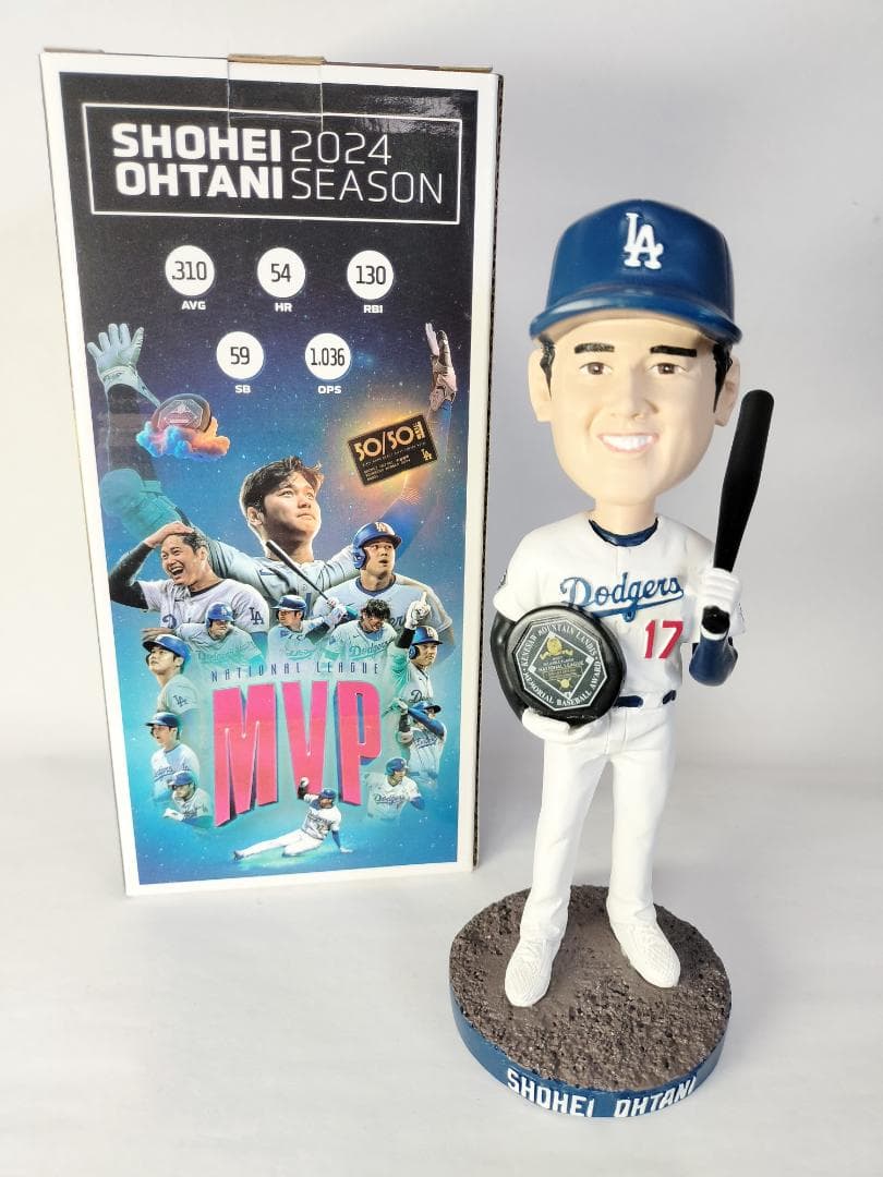 大谷翔平／”MVP” ボブルヘッド人形 (2025／ロサンゼルス・ドジャース）