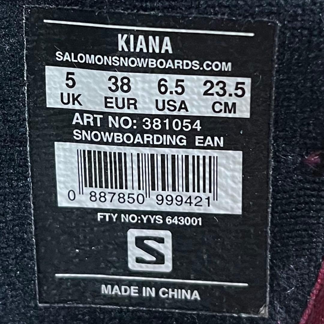 【即日発送】SALOMONサロモン　KIANA キアナ　23.5cm