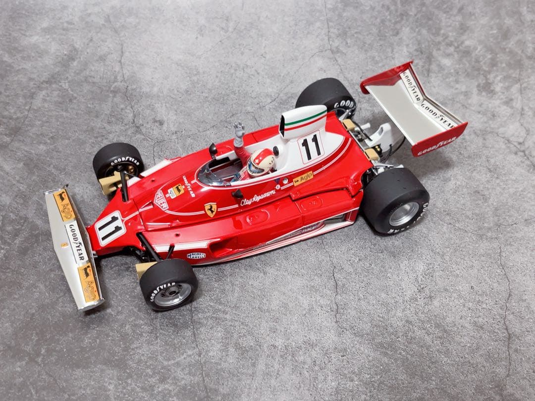 エグゾト 1/18 フェラーリ 312T イタリアGP 優勝　ミニカー