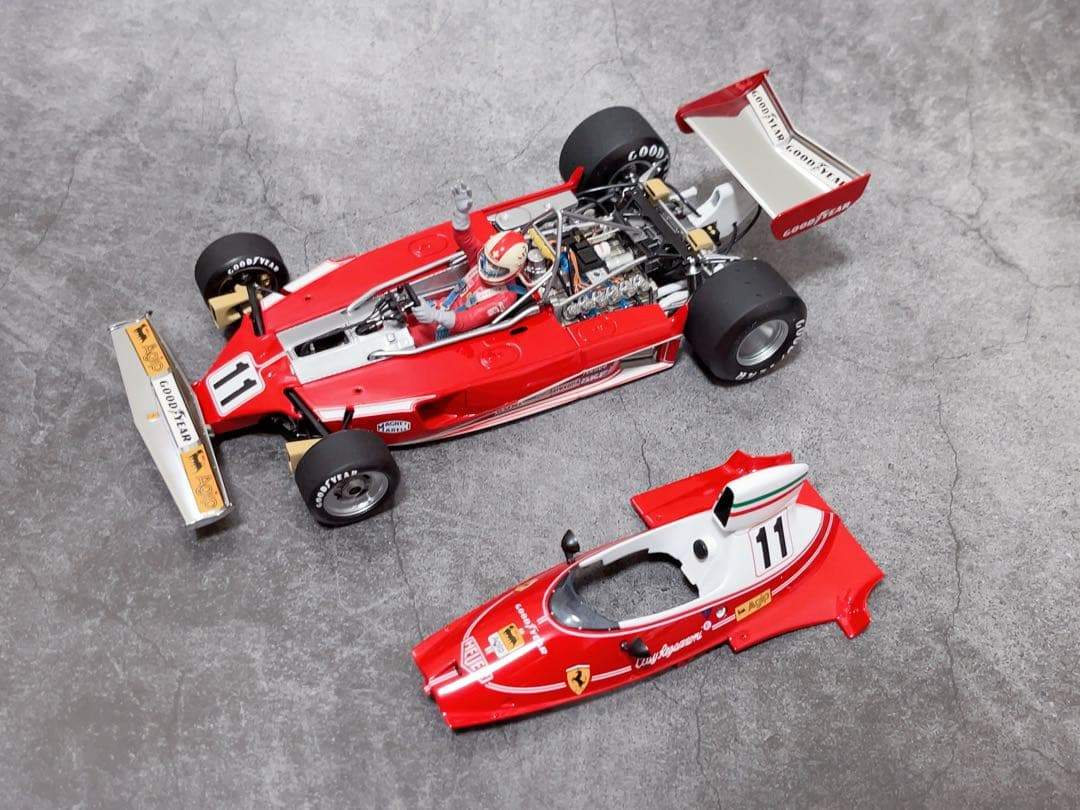 エグゾト 1/18 フェラーリ 312T イタリアGP 優勝　ミニカー