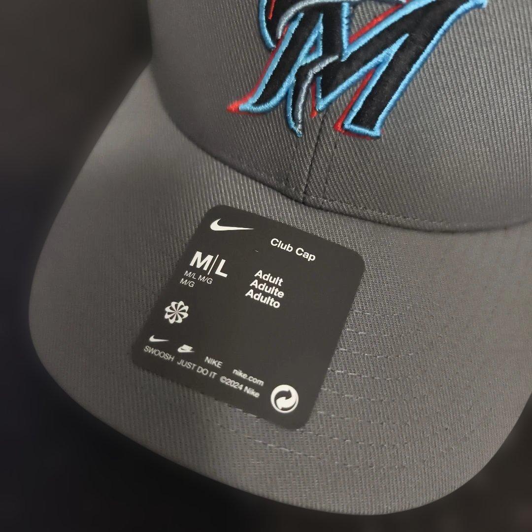 ナイキ MLB マイアミ・マーリンズ クラブキャップ M/Lサイズ