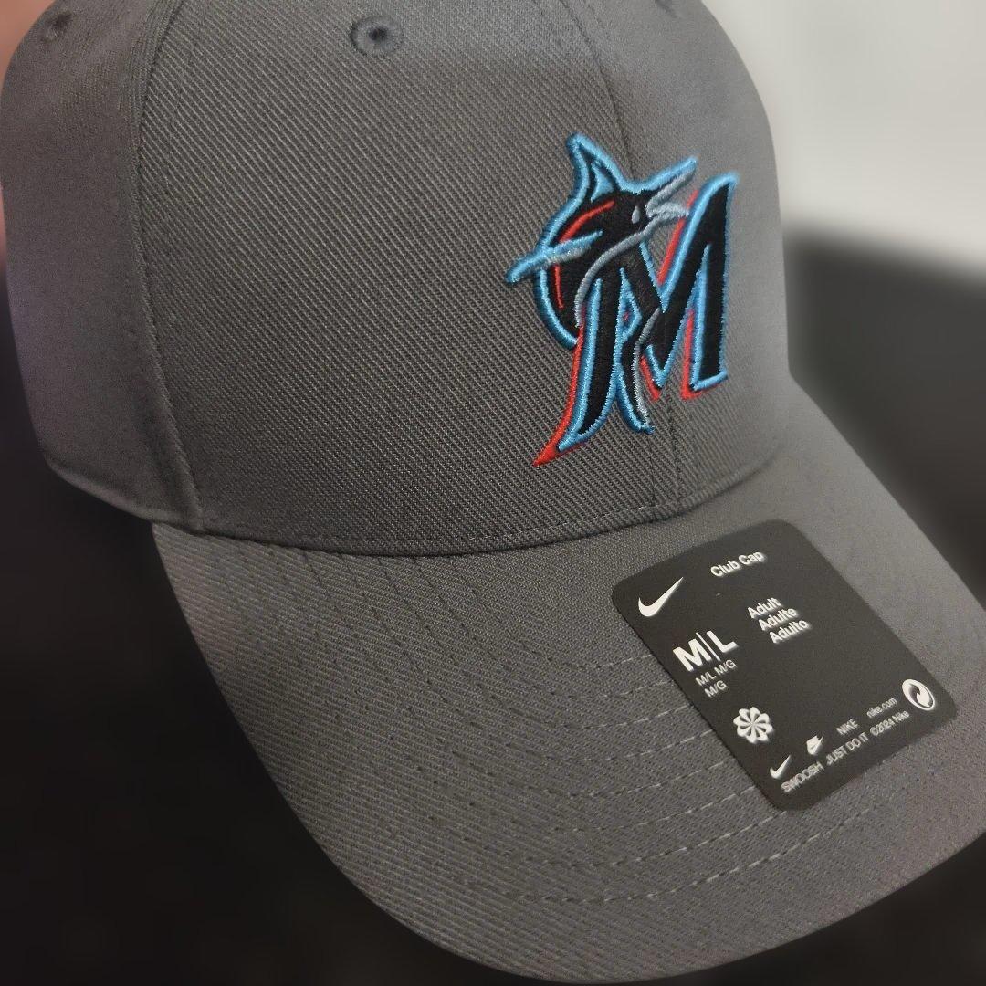 ナイキ MLB マイアミ・マーリンズ クラブキャップ M/Lサイズ