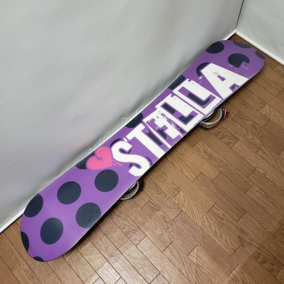 STELLA RIDE 140cm 初心者向けスノーボードセット