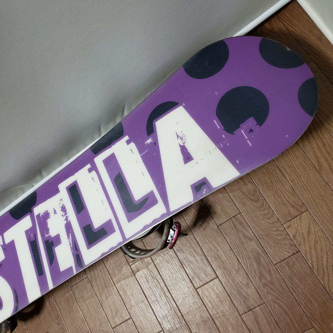 STELLA RIDE 140cm 初心者向けスノーボードセット