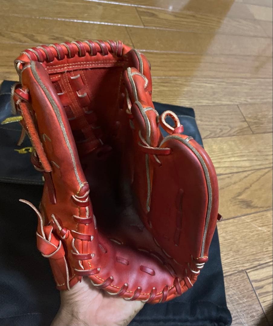 1AJGR22011 野球軟式用グローブ ミズノプロ ピッチャー用 袋付き
