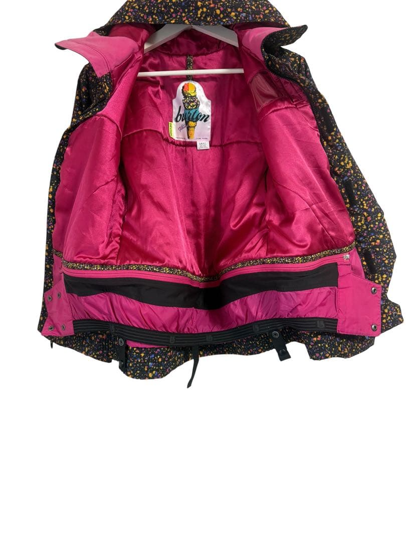 美品 バートン BURTON スノーボードウェア レディース S カラフルドット