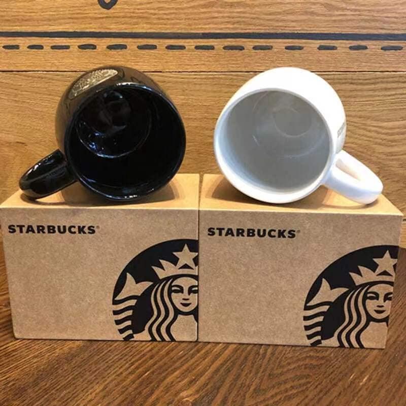 新商品カップル】ブラック、ホワイト、スターバックスコーヒーマグカップ2杯