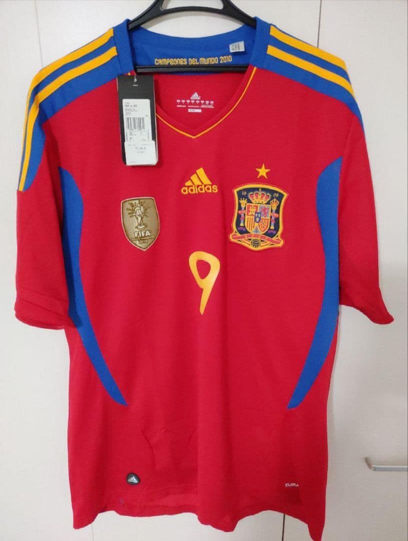 【未使用タグ付き/正規品】スペイン代表　トーレス　ユニフォーム