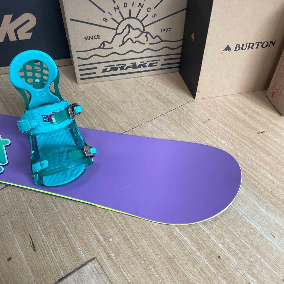 SALOMON×RIDE　サロモン　ライド　バインディング付スノーボードセット