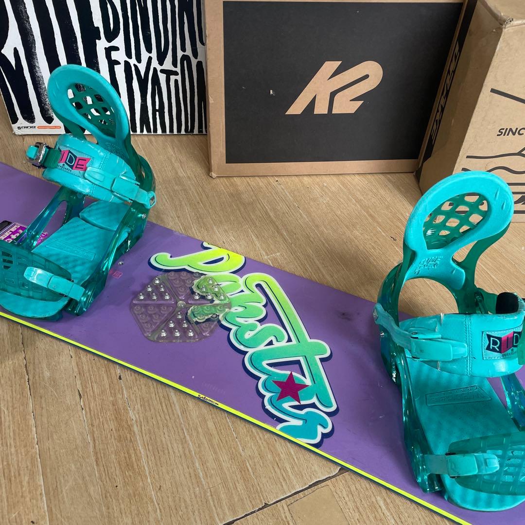 SALOMON×RIDE　サロモン　ライド　バインディング付スノーボードセット